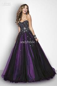 Shining Glass Sleeping Beauty Gown Strapless Prom Dresses Purple Prom Dress Ball Dresses