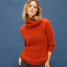 Choisissez parmi une variété de genres et de coloris adaptés à votre style. Pull Col Roule Pour Femme Ferme Du Mohair