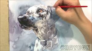 Our pet portraits are for pets of all shapes and sizes. Watercolor Animal Painting Paintingtube