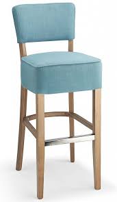 Goposti Teal Blue Fabric Seat Kitchen Breakfast Bar Stool Wooden Frame Fully Assembled Bar Stools Teal Bar Stools Fabric Bar Stool