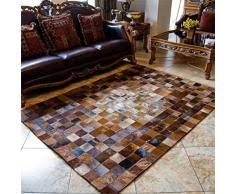 Merinos kuhfell imitat teppich patchwork print teppich in braun schwarz creme größe 160x230 sunshine cowhides teppich aus kuhfell, farbe: Kuhfell Teppich Gunstige Kuhfell Teppiche Bei Livingo Kaufen