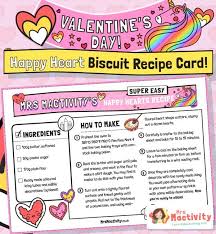 So use our templates, graphics, fonts, and textures to make a gorgeous recipe card suitable for a blog post, a beautiful addition to your gift, or the first product in your recipe publishing empire! Valentine S Day Heart Biscuit Recipe Card Primary Teaching Resources