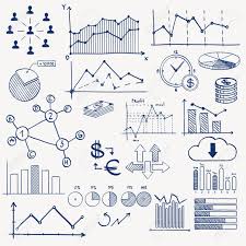 Business Finance Management Infographics Doodle Hand Draw Elements