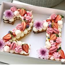 21st Birthday Cookie Cake Ideas Yes Or No Birthday Cake By Adikosh123 This Cake Is So Beautiful This Kind Of Cake Is Ve Taart Feest 21ste Verjaardag Decoraties Verjaardagstaart Ideeen