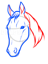 Draw Horse Heads And Faces Step By Step Drawing Guide By Dawn Dragoart Com Horse Art Drawing Horse Paintings Acrylic Horse Drawings