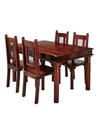 Pierre gold dining table w/4 beige chair. Jaipur Acacia Dining Table 4 Chairs