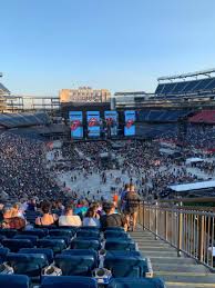 gillette stadium section 201 row 26 seat 1 the rolling