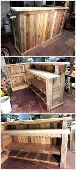 Nicht mehr nur für männer: Pallet Wooden Bar Bar Bauen Diy Paletten Diy Holz