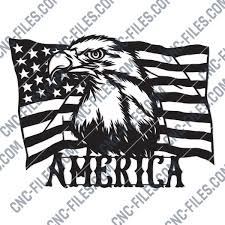 Find & download free graphic resources for american eagle. American Flag Eagle Design Files Dxf Svg Eps Ai Cdr Cnc Files Free Dxf File Downlads Cuttable Designs Cnc Cut Ready Diy Home Decor