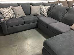 Clean, contemporary lines and elevated detailing set modern sectional sofas from cb2 apart from the rest. Pacific Steel Blue Sectional My Furniture Place