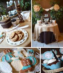 Both you and your groom can express your country flare on your wedding day with western wedding outfits. Kara S Party Ideas Shabby Chic Western Wedding Bridal Shower Ideas Planning Supplies Idea