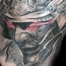 It is one of the unique tattoo ideas. Oni Mask Red Samurai Mask Tattoo Novocom Top