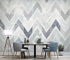 Check out our zigzag wallpaper selection for the very best in unique or custom, handmade pieces from our wall décor shops. Gk Wall Design Zigzag Pattern Chevron Stripe Nordic Textile Wallpaper Wayfair