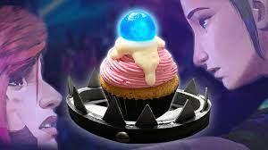 How to Make ARCANE Cupcakes - Caitlyn x Vi from League of Legends | Feast  of Fiction - YouTube