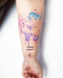 54 Unique And Gorgeous Aquarius Tattoos With Meanings Aquarius Tattoo Constilation Tattoo Aquarius Constellation Tattoo