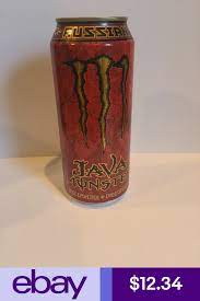 Monster Energy Java Russian 15oz Full Can Monster Energy Energy Drinks Energy