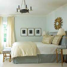 A Pale Palladian Blue Room For A Young Woman Which Includes A Lovely Pair Of Claudette Benches Covered I Interior Design Bedroom Bedroom Colors Grey Headboard