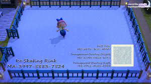 Acnh Ice Skating Rink Ice Tile Animal Crossing Animal Crossing Wild World Pond Animals
