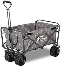 amazon fieldoor ワイルドマルチキャリー タフ キノコ ブラックフレーム 耐荷重150kg 折りたたみ式多用途キャリーカート アウトドア キャンプ レジャー fieldoor フィールドア キャリーカート キャンプ アウトドアキャンプ キャリーカート