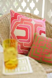 Love These New Trina Turk Pillows As Seen On California Home Design Magazine Rustic Pillows Home Design Magazines The Inspired Home