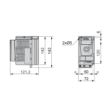 ATV12H037M2 | Преобразователь частоты, серия ATV12, 0,37 кВт, 2,4 А,  перегрузка 150 %, 220 В, 1ф, Schneider Electric купить по низкой цене оптом  и в розницу в интернет-магазине АйДи-Электро