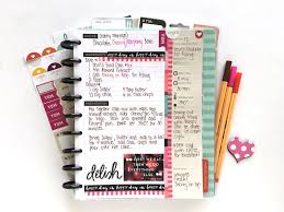 Filling Up The Happy Planner Recipe Organizer Create 365 Happy Planner Happy Planner Layout 365 Happy Planner