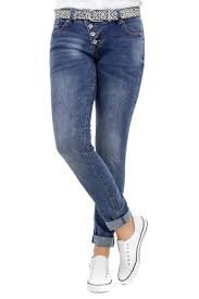 Ob zeitloser klassiker oder neues trendteil: Buena Vista Jeans Malibu Stretch Denim Skinny Rohre Mid Blue
