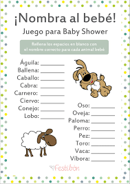 Tarjetas balbuceos, es un juego para baby shower para imprimir en español y gratis, imprime suficientes para todos tus invitados. Juegos De Baby Shower Agosto 2015
