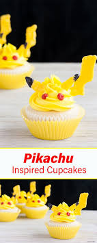 Pikachu Cupcakes Recipe Recipe Cupcake Recipes Pokemon Birthday Cake Pikachu Cake