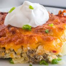 Just like the cubed hash browns, we. Easy Cheesy Southwest Breakfast Casserole Recipe Real Housemoms