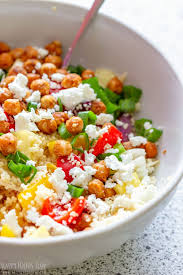 Look for couscous in bulk at middle eastern markets or else use any packaged couscous in the supermarket. Summer Vegetable Couscous Salad Recipe Happy Foods Tube