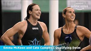 Australian swimmer, olympic gold medallist, world champion, former world. Emma Mckeon And Cate Campbell Qualifying Swim 2021 Australian Swimming Trials Women S 50m Free Youtube