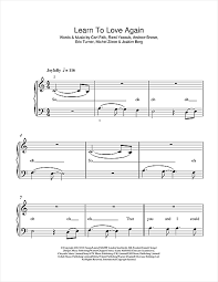 Lawson Learn To Love Again Sheet Music Pdf Notes Chords Rock Score Piano Vocal Guitar Right Hand Melody Download Printable Sku 116201