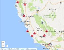 This map contains four different types of data: California Statewide Fire Map California Southern California Fire