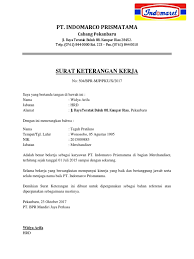 Maybe you would like to learn more about one of these? Surat Keterangan Kerja Pdf