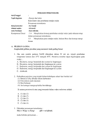 Check spelling or type a new query. Soal Latihan Kd 3 4 Termokimia Fix