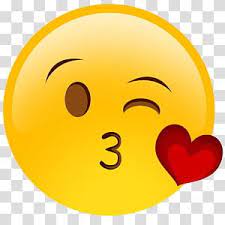 Yellow Emoji Illustration Face With Tears Of Joy Emoji Kiss Wink Smiley Faces Transparent Background Png Clipart Laughing Emoji Tears Of Joy Clip Art