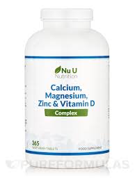 There are many calcium supplements that contain vitamin d. Calcium Magnesium Zinc Vitamin D Complex 365 Vegetarian Tablets Pureformulas