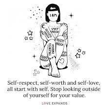 Here are only the best life quotes wallpapers. Self Respect Self Worth And Self Love All Start With Self In 2021 Self Love Body Positivity Art Self Love Affirmations