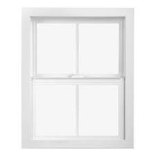 pella fiberglass white replacement single hung window rough