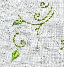 Secret Garden Vines Leaves Stitching Tips Embroidery Leaf Crewel Embroidery Embroidery Stitches Tutorial