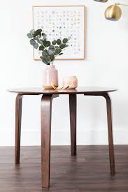bali mid century modern round dining
