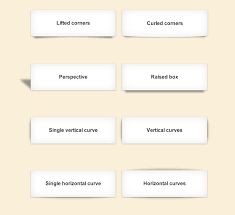 Pure Css Dropshadows Drop Shadow Css Shadow