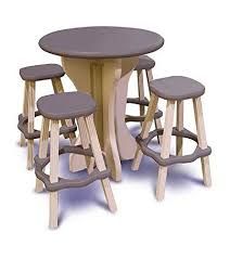 Leisure Accents Bistro Set 30inch Round With 4 Stools Portabello Beige Find Out More About The Great Pr Bistro Set Outdoor Rocking Chairs Patio Entertaining