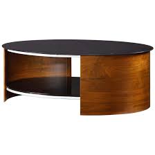 The coffee table ships flat to your door and requires assembly upon opening. Spectrum Walnut Real Wood Veneer Oval Coffee Table Free Uk Delivery