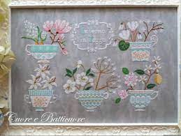 Pattern rose sampler by cuore e batticuore. Cross Stitch Corner Cuore E Batticuore Inverno In Tazza