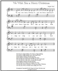 We Wish You A Merry Christmas Violin Sheet Music With Letters Piano Solo We Wish You A Merry Christmas Sheet Music And Song Lyrics Christmas Piano Music Christmas Sheet Music Sheet Music