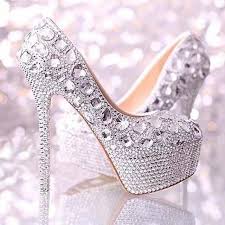 Hot Pink High Heel Car Handmade Diamond Bead Rhinestone Wedding Bridal Shoes High Heels Jpg Bridal Shoes Prom Shoes Wedding Shoes