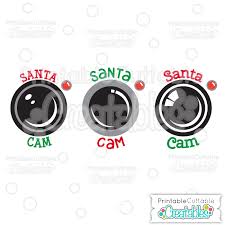 Santa Cam Free Svg Cutting Files For Silhouette Cricut Cutting Machines