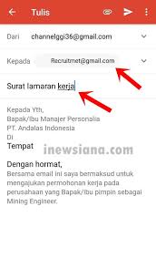 Nah menjawab hal tersebut di atas, di sini disertai juga dengan contoh surat lamaran kerja via email yang baik dan benar. Contoh Lamaran Kerja Via Email Pdf Hp Blog Pendidikan